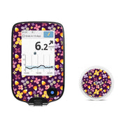 Peelz Purple Floral for Freestyle Libre 2 Peelz/Stickers