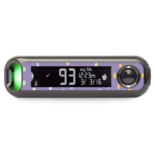 Peelz Purple Pastel Bayer Contour© Next One Glucometer Peelz/Stickers