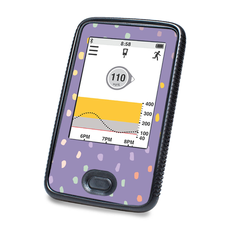 Peelz Purple Pastel DEXCOM G6 Touchscreen Receiver Peelz/Stickers