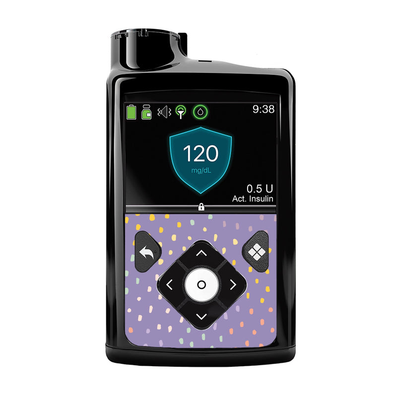 Peelz Purple Pastel for Medtronic MiniMed 770G & 780G Peelz/Stickers