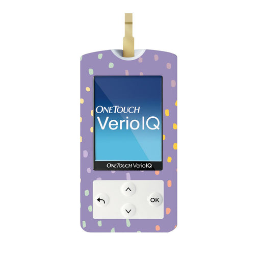 Peelz Purple Pastel for OneTouch Verio IQ Glucometer Peelz/Stickers