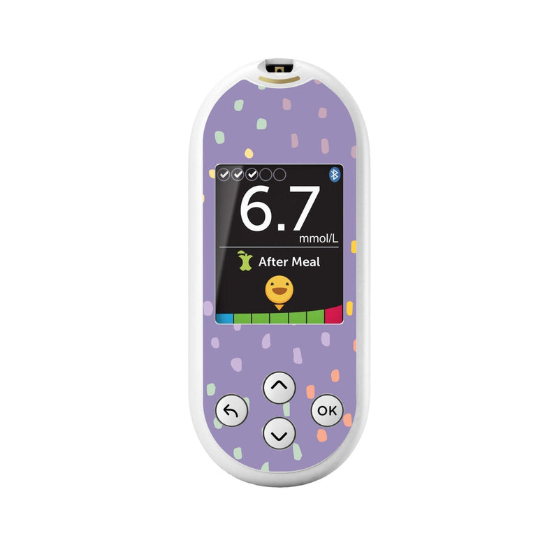 Peelz Purple Pastel for OneTouch Verio Reflect Glucometer Peelz/Stickers