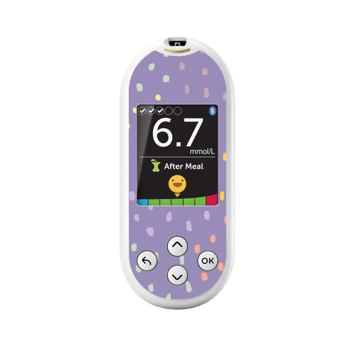Peelz Purple Pastel for OneTouch Verio Reflect Glucometer Peelz/Stickers