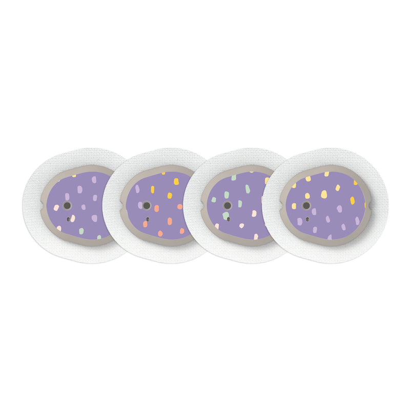 Peelz Purple Pastel for the DEXCOM G7 and Stelo Transmitter Peelz/Stickers