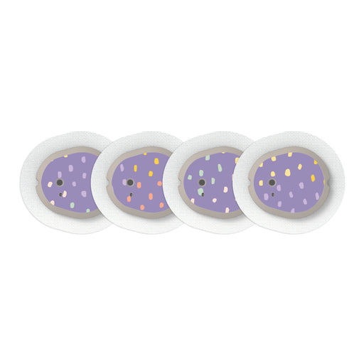 Peelz Purple Pastel for the DEXCOM G7 and Stelo Transmitter Peelz/Stickers