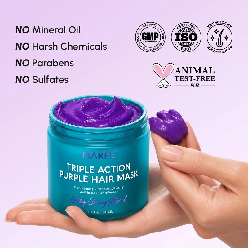 Maree Purple Mask for Blonde Hair Lavender Blush 1 item - Complete your routine,2 items - Good choice,3 items - Best price