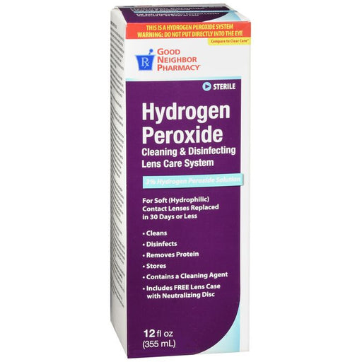 Good Neighbor Pharmacy GNP EYE CLEANSING HYDROGEN PEROXIDE SOLUTION 12 OZ Contact Lens Solution