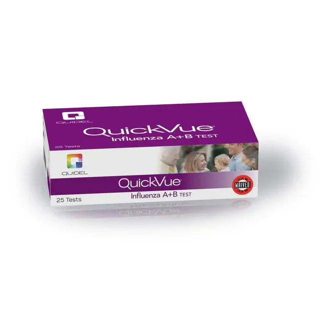 QuickVue QuickVue Influenza A+B Test Kit (25 Count) Medical Tests