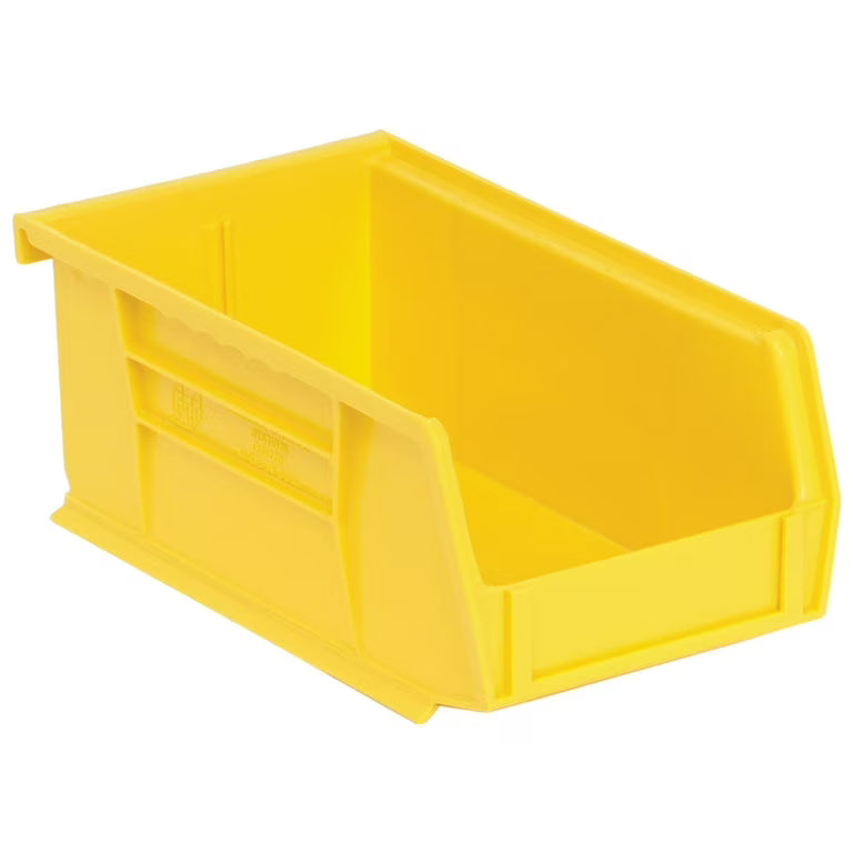 Quantum Storage Clear Quantum Storage ULTRA Plastic Bin, Stacking & Hanging, 4-1/8 W x 7-3/8 D x 3 H Storage & Organization