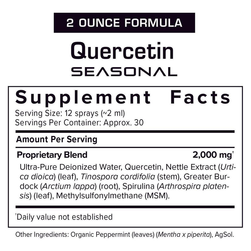 Results RNA Quercetin Seasonal Extra Strength