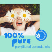 Plant Therapy Quiet Cough® Essential Oil Blend Pre-Diluted Roll-On Essential Oil Powder Blue 10 mL