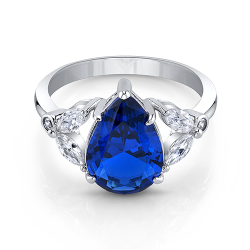 Fragrant Jewels Sapphire Blue Classic Ring Ring