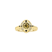 Fragrant Jewels Wicked: Gilded Eye - Art Deco Ring Ring