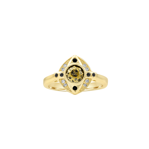 Fragrant Jewels Wicked: Gilded Eye - Art Deco Ring Ring