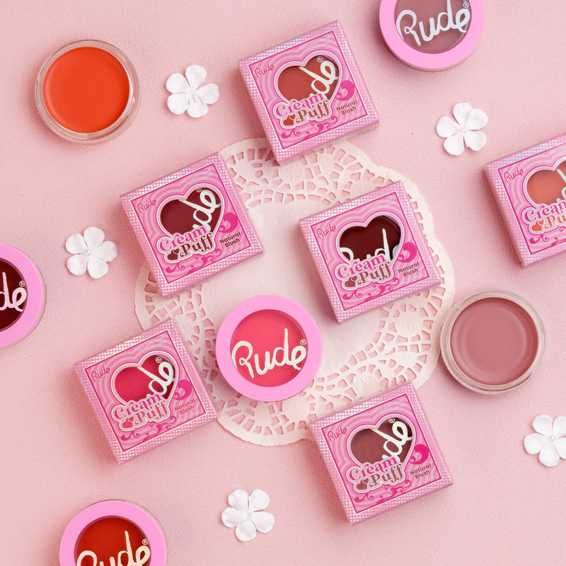 Rude Cosmetics Cream Puff Natural Blush Blush