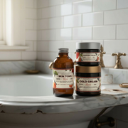 The Lovely Rose Apothecary Rose Beauty Set Gray