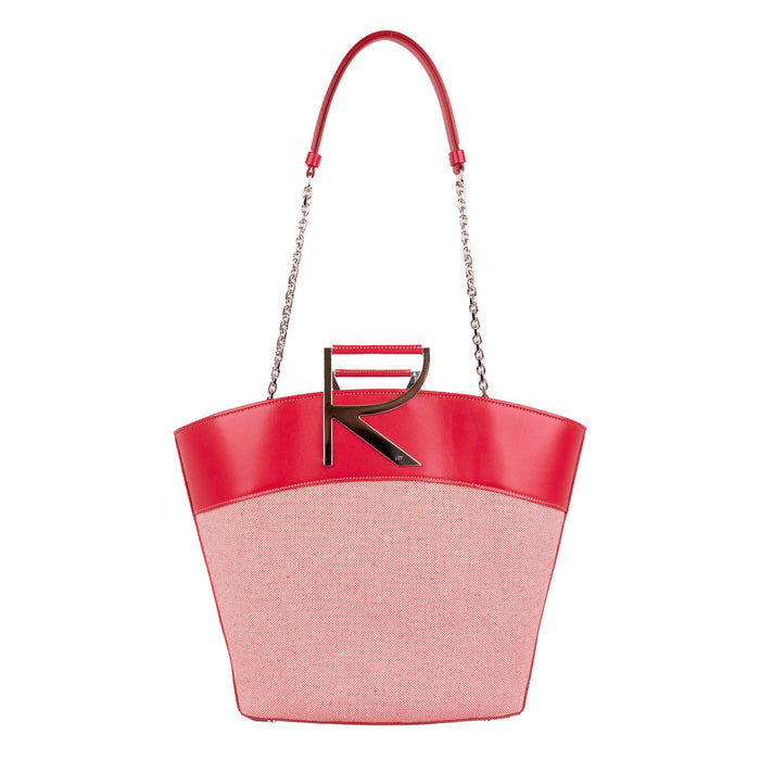 Roger Vivier Womens Red Handbag by LuxeSupply