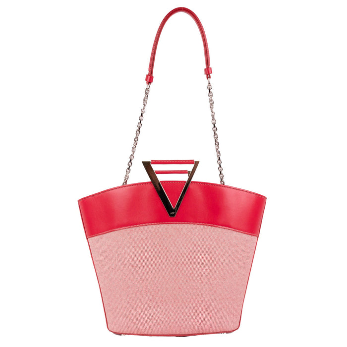 Roger Vivier Womens Red Handbag by LuxeSupply