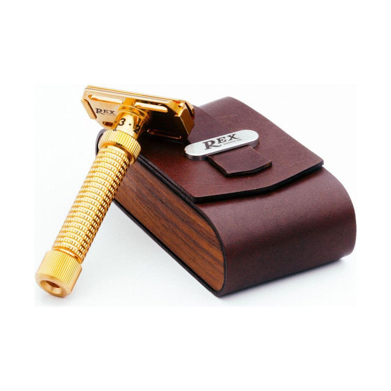 Rex Supply Co. Rex Supply Co. Ambassador DeLuxe Gold Adjustable Stainless Steel DE Razor RSC-101G Razor