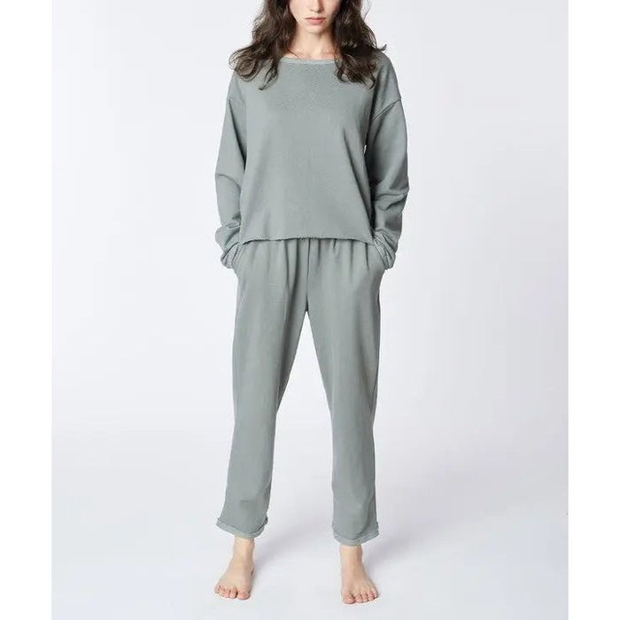 RECYCLED COTTON LOUNGEWEAR SET