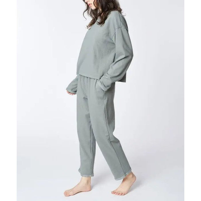 RECYCLED COTTON LOUNGEWEAR SET