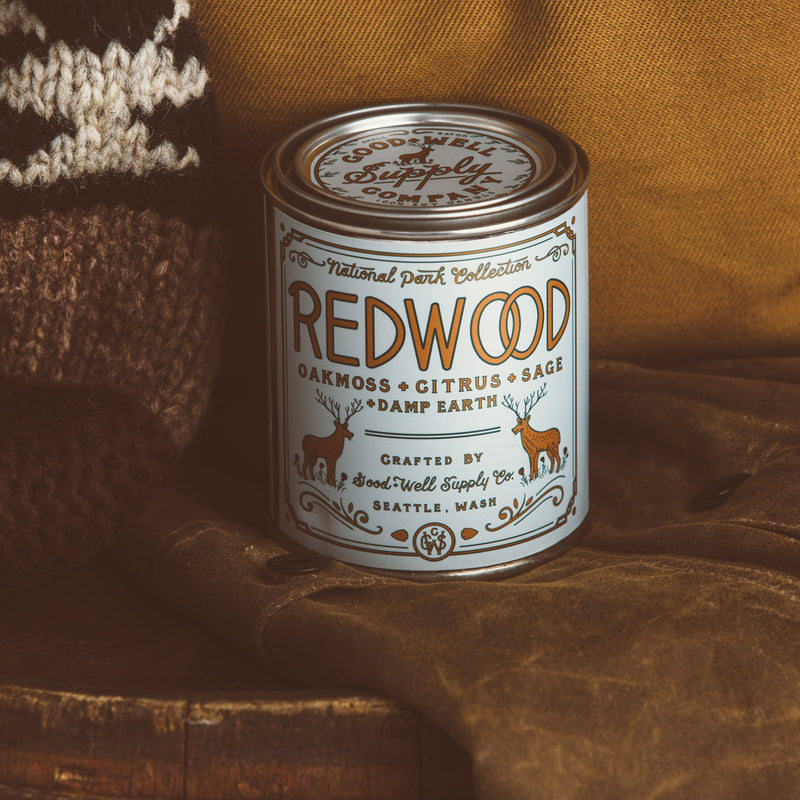 Good & Well Supply Co Redwood National Park Candle Candles