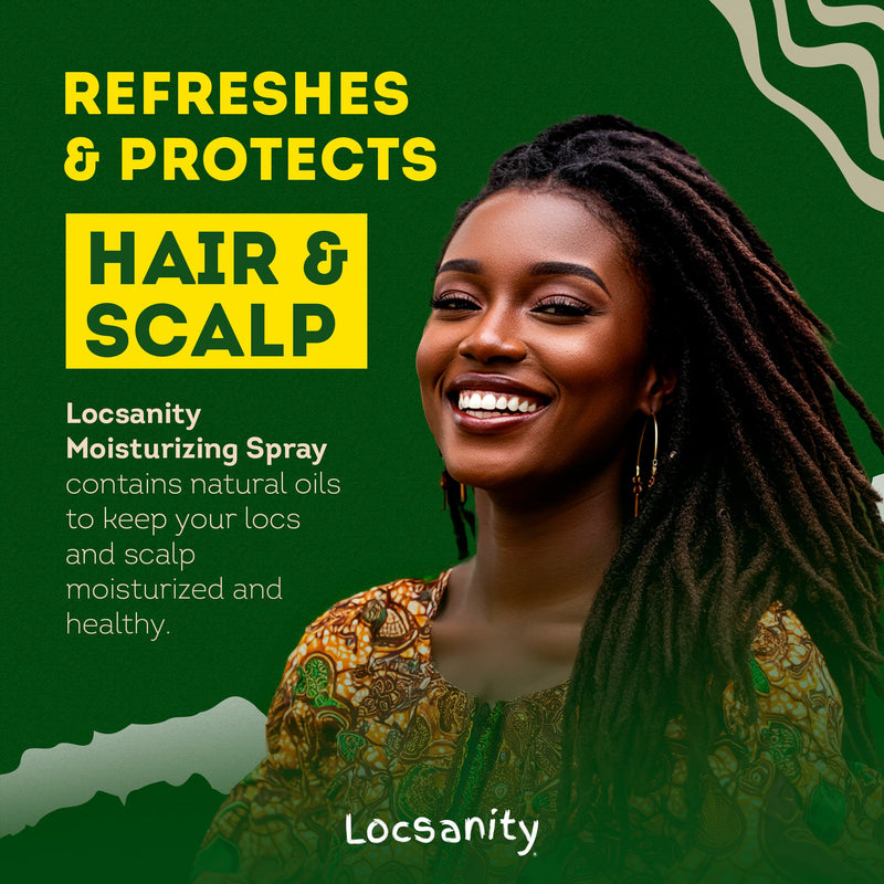 Locsanity Rosewater and Peppermint Daily Moisturizing/Refreshing Spray Locking & Tightening & Moisturizing