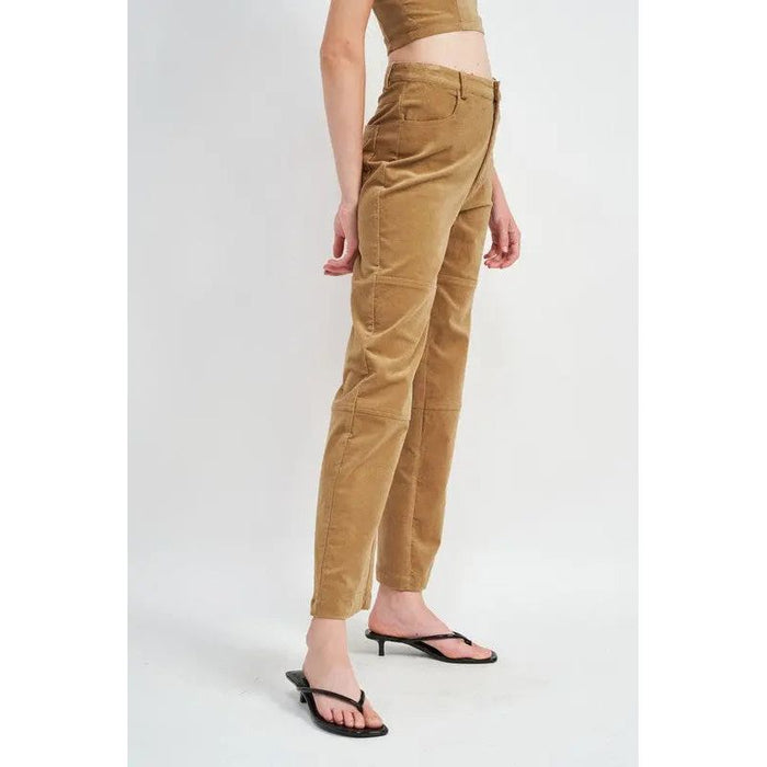 RELAXED FIT CORDUROY PANTS