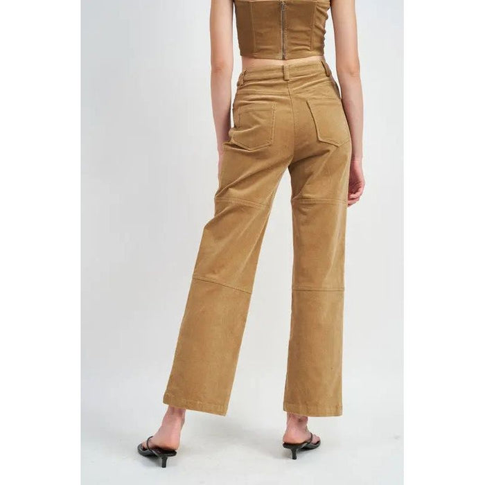 RELAXED FIT CORDUROY PANTS