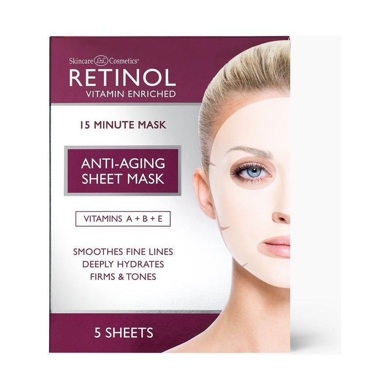 Retinol Retinol Anti-Aging Sheet Mask - 5 pk / 10 Oz Face Mask