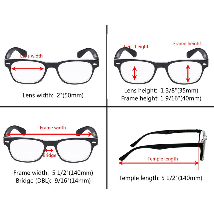 Eyekeeper - 5 Pack Chic Reading Glasses Rfh4