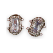 Red Iguana LLC Vintage Elegance Silver Charm #186 Charm