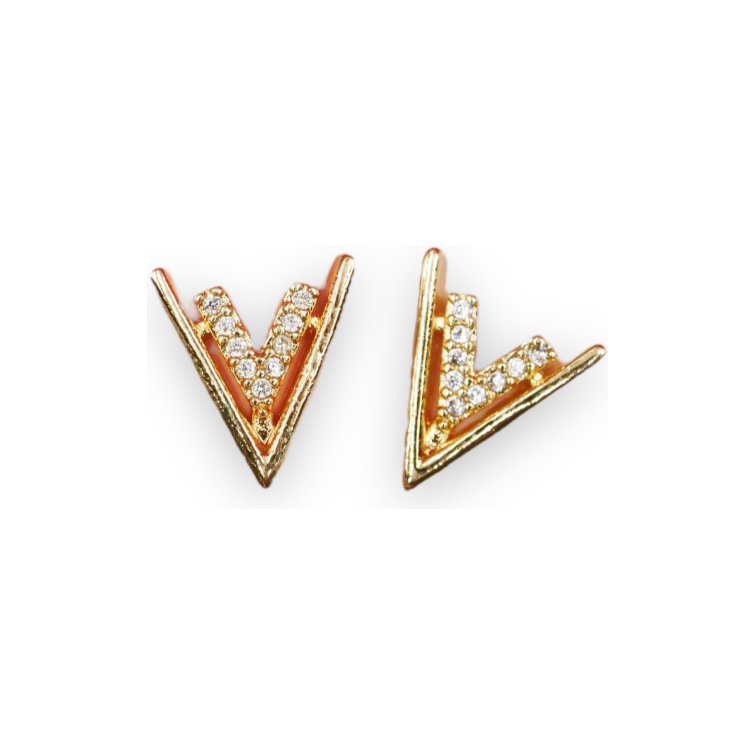 Red Iguana LLC Double V Charm #585 Charm