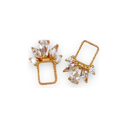 Red Iguana LLC Diamond Topped Square Charm #632 Charm