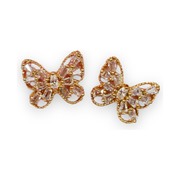 Red Iguana LLC Gleaming Butterfly Charm #718 Charm