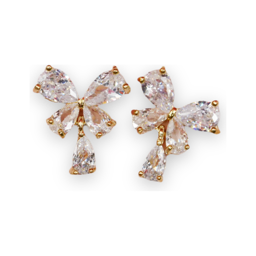 Red Iguana LLC Diamond Bow Charm #728 Charm