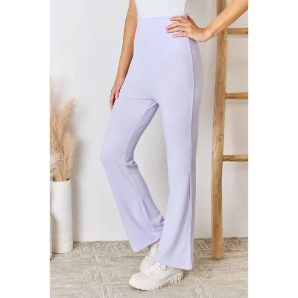 RISEN High Waist Ultra Soft Knit Flare Pants