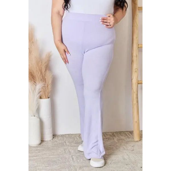 RISEN High Waist Ultra Soft Knit Flare Pants