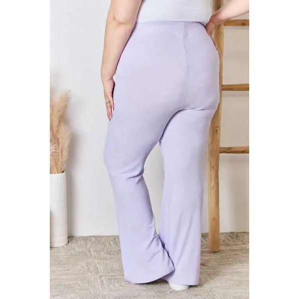 RISEN High Waist Ultra Soft Knit Flare Pants