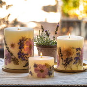 Rosy Rings Roman Lavender Petite Oval Botanical Candle Petite Botanical Candle