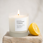 Slow North Rosemary + Lemon - Signature Candle Frosted Candles