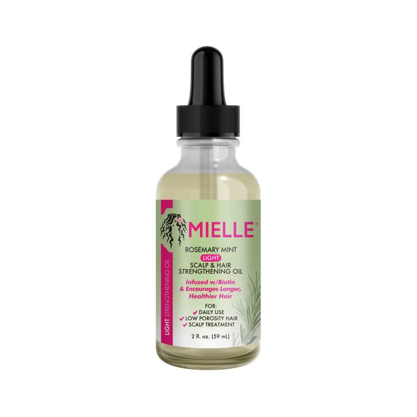 Mielle Rosemary Mint Light Scalp & Hair Strengthening Oil 2 Fl Oz