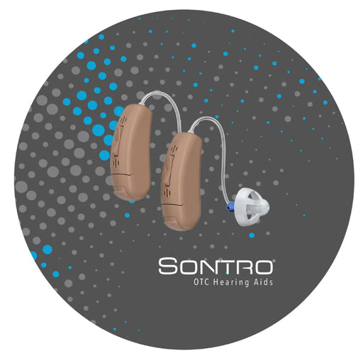 sontro Soundwave Hearing - Sontro Hearing Aid Set, Model AI - Beige hearing aids