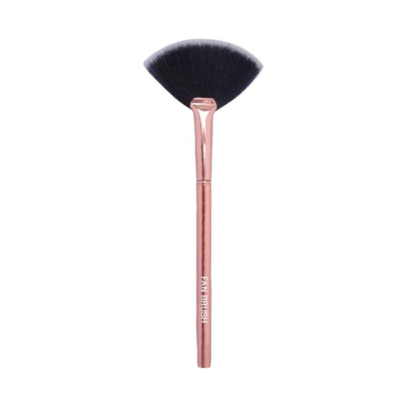 Prolux Cosmetics Rose Gold Fan Brush brush