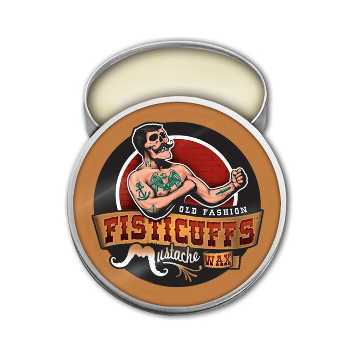 Grave Before Shave Fisticuffs™ Strong Hold Mustache Wax 1 Oz. Tin