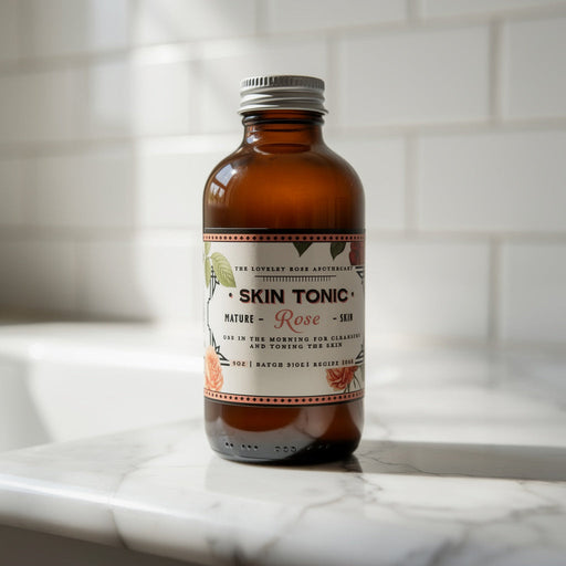 The Lovely Rose Apothecary Rose Skin Tonic Gray