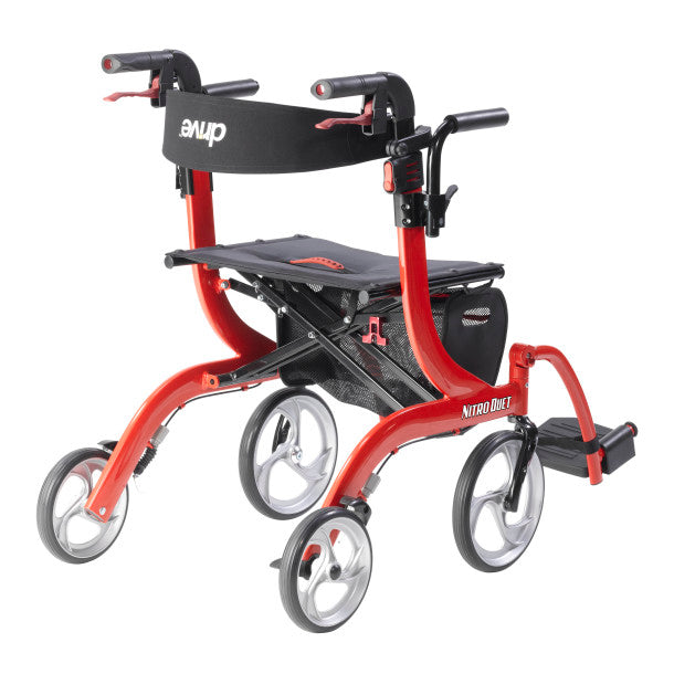 RIO Medical Supplies Nitro Duet Rollator and Transport Chair