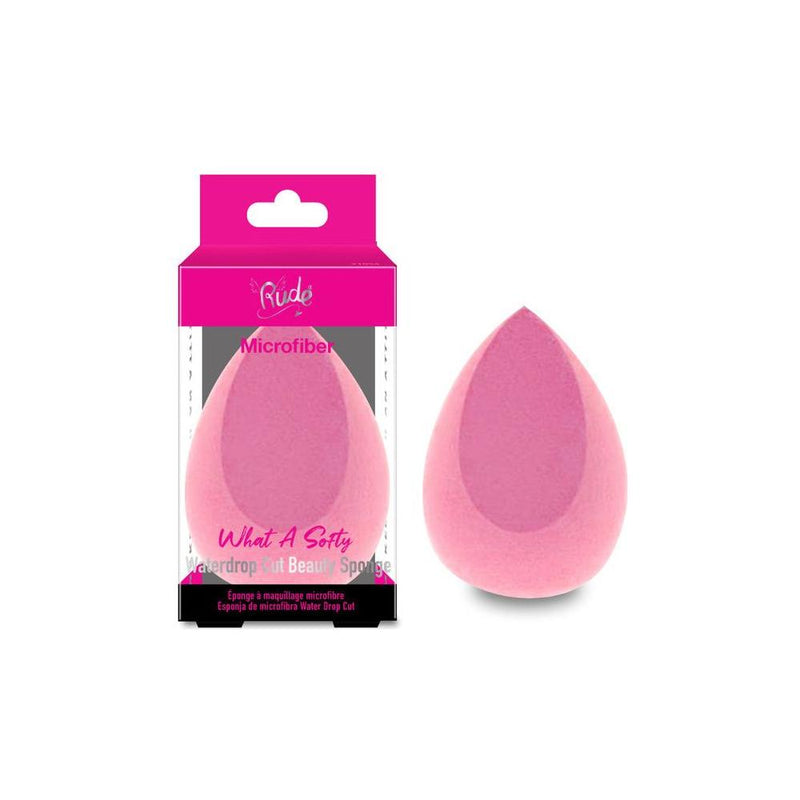 Rude Cosmetics What A Softy Microfiber Waterdrop Cut Beauty Sponge Sponges & Applicators