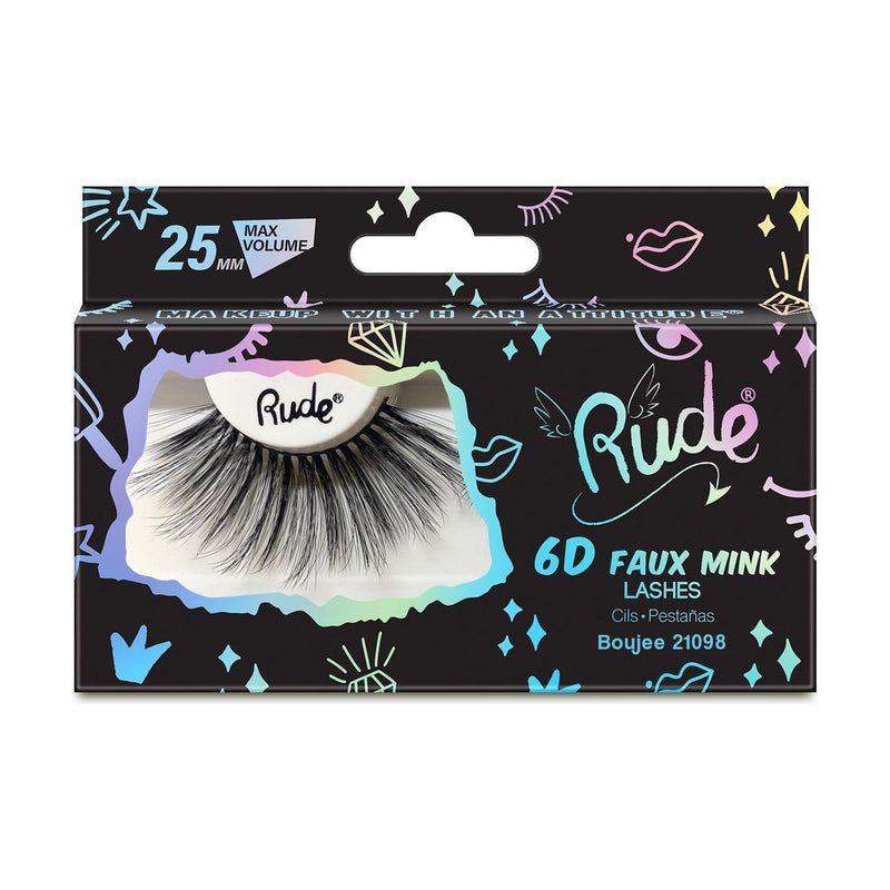 Rude Cosmetics Essential Faux Mink 6D Lashes False Eyelashes