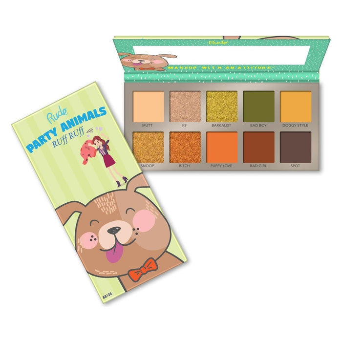 Rude Cosmetics - Rude Cosmetics - Party Animals 10 Eyeshadow Palette